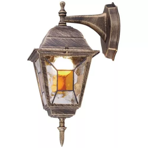 cumpără Aplică exterior Vivalux VIV004227 de gradina MURANO, pe perete, E27, direcționat în jos, alama antica în Chișinău 