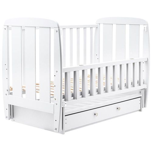 купить Кроватка Дубик-М Sharik Sertar Maiatnik(Шухляда) White в Кишинёве 