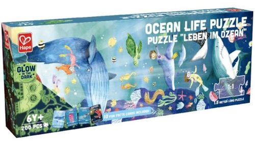 cumpără Puzzle Hape E1634 Puzzle 1,5 m Viața în ocean, 200 elem. în Chișinău 