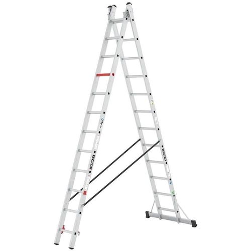 купить Лестница Cagsan TSA7 двухсекционная, 2x12 ст, H=6.07m, макс.нагрузка150kg в Кишинёве 