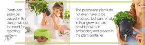 cumpără Ghiveci pentru flori Lechuza Ojo, Ruby Pink în Chișinău 