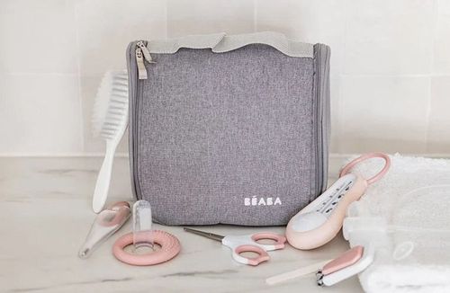 купить Набор для ухода за малышом Beaba B920424 Set de ingrijire 10 piese Old Pink в Кишинёве 