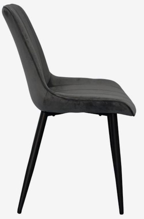 купить Комплект стол и стулья Evelin di Costacurta стол DT-402-6B + 4 стула YTC-055B, BLU-14 Dark grey в Кишинёве 