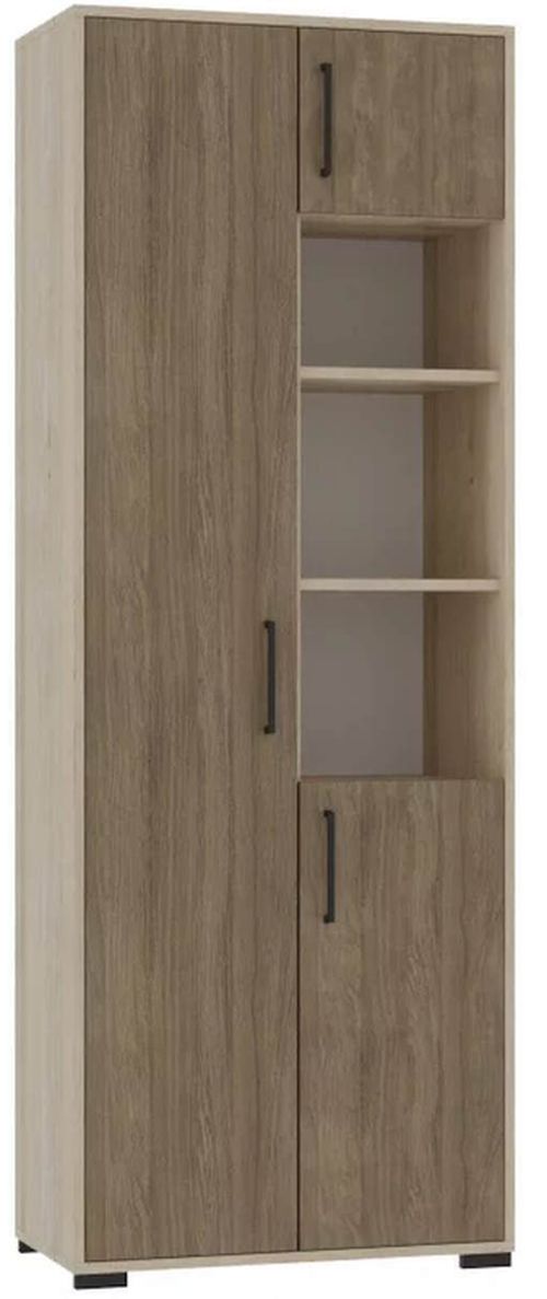 cumpără Dulap de birou Tisam Шкаф 3-х дверный с 2-мя открытыми полками 719х405х2025 (6601) în Chișinău 