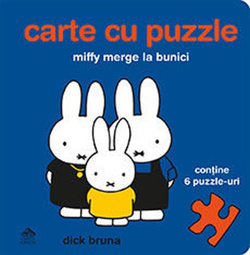 купить Miffy merge la bunici. Carte cu puzzle - Dick Bruna в Кишинёве 