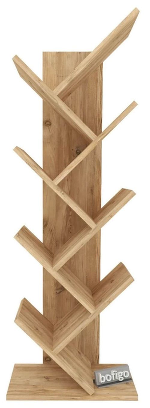 купить Офисный стеллаж Nex Home Дерево, 44x23,8x122 см, Дуб (15-11-02) в Кишинёве 