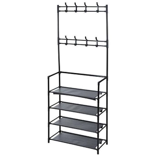cumpără Cuier pentru haine Promstore 48453 Cuier cu 4 rafturi 155x60x26cm Storage metal în Chișinău 