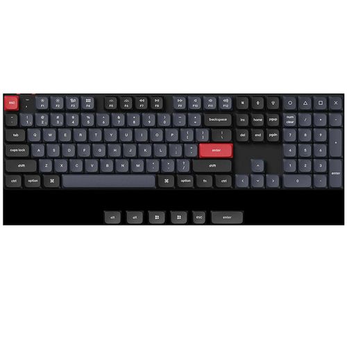 cumpără Tastatura Keychron K5 Pro QMK/VIA Wireless Custom Mechanical Keyboard (K5P-H1) Black, Ultra-slim, Full Size layout, RGB Backlight, Gateron Low-Profile 2.0 Mechanical Red Switch, Hot-Swap, Bluetooth, USB Type-C, gamer (tastatura/клавиатура) în Chișinău 