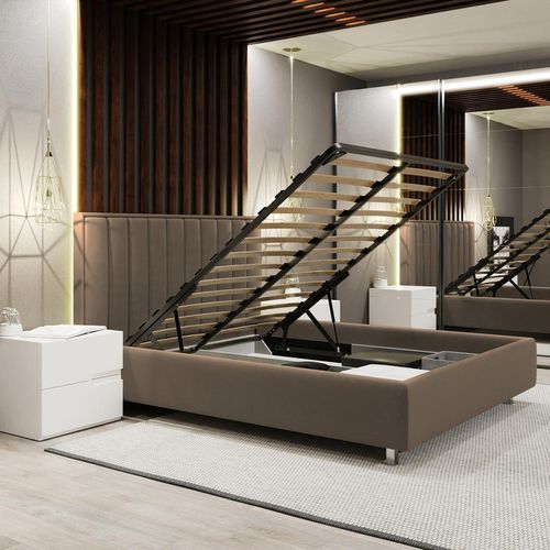 купить Кровать Bayro Ecoline Pro 1400x2000 c подъёмным механизмом ткань категория II в Кишинёве 