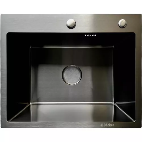 купить Мойка кухонная Backer Simple 550-450J Black в Кишинёве 