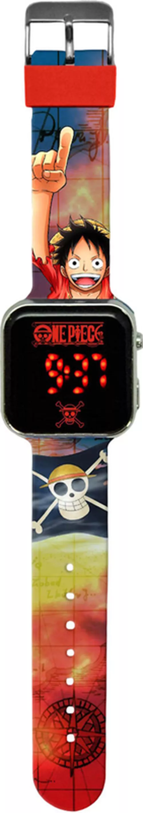 купить Детские умные часы KiDS Licensing OP00006 Led Watch One Piece (6x8) в Кишинёве 
