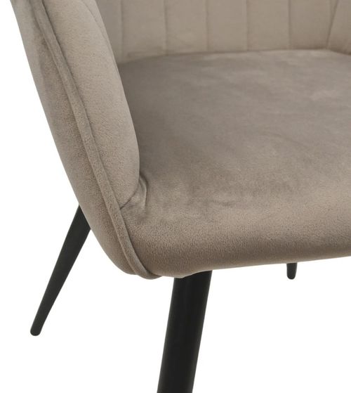 cumpără Scaun Deco Iris Beige+Black Legs în Chișinău 