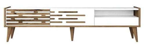 купить Тумба напольная для TV Trendy Valensiya, Nuc, alb в Кишинёве 