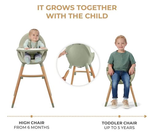 cumpără Scaun de masă KinderKraft Fini 2 GREENKHFINI02GRE0000 green în Chișinău 