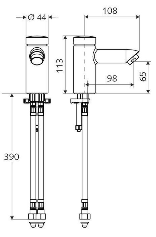 купить Смеситель для умывальника Schell SCM temporizare cu mixare lavoar (021510699) в Кишинёве 