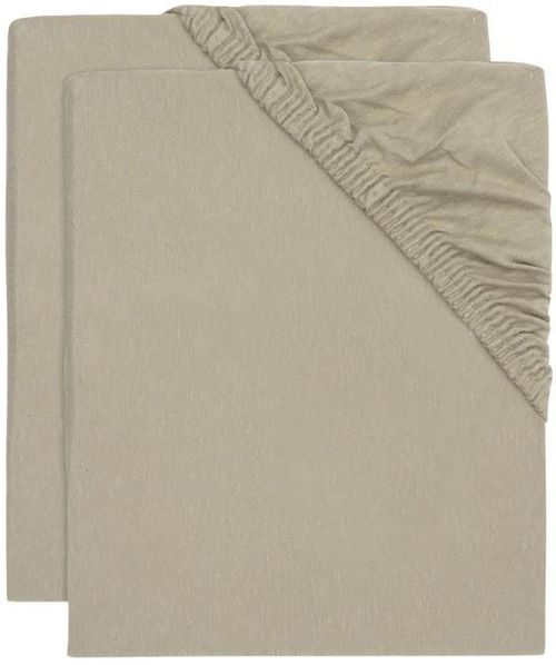 купить Детское постельное белье Jollein 2511-507-67058 Cearsaf cu elastic Jersey Olive Green, 120x60cm, 2buc в Кишинёве 