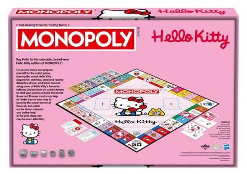 купить Настольная игра Winning Moves WM04863-EN1-6 Monopoly, Hello Kitty (en) в Кишинёве 