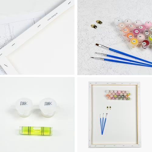 купить Картина по номерам Strateg R18 /35 (SS1014)(74384) Porcușor de Guineea cu coronita 30x40 cm в Кишинёве 