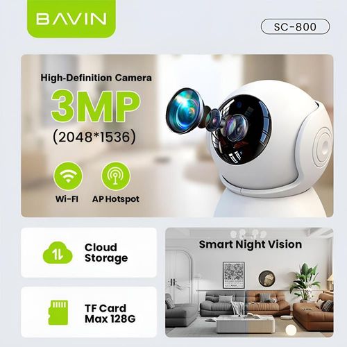 cumpără Cameră de supraveghere Bavin SC-800 Home Smart Wi-Fi Camera 3MP în Chișinău 
