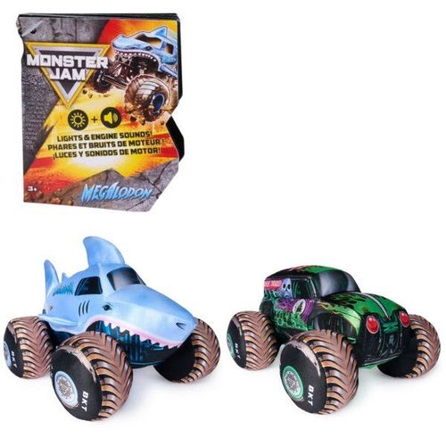 cumpără Mașină Spin Master 6073236 Monster truck Megalodon și Grave Digger, de pluș în Chișinău 