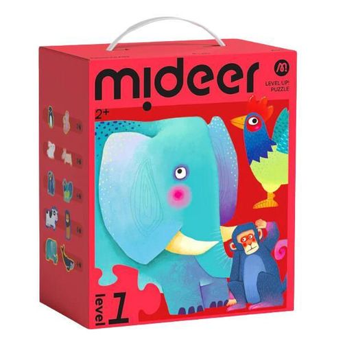 cumpără Puzzle Mideer MD1473 Puzzle Animale, 10 în 1 (nivelul 1) în Chișinău 