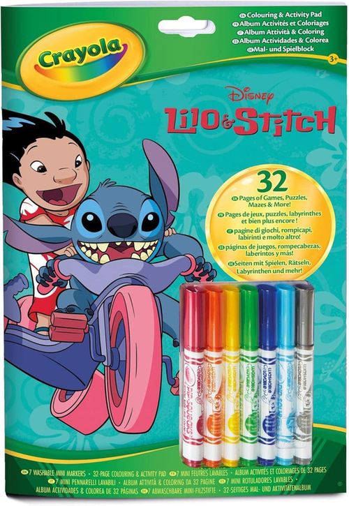 купить Набор для творчества Crayola 04-0865G Coloring&Activity Album Lilo&Stitch в Кишинёве 