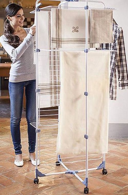 cumpără Uscător de rufe Gimi 41302 Modular Silver 30m, 3 яруса în Chișinău 