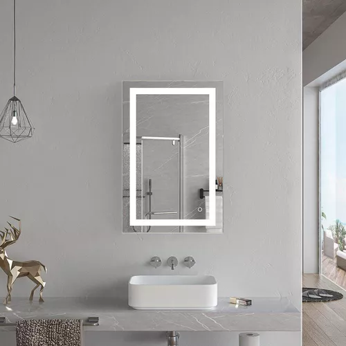 купить Зеркало для ванной Uniplast LM-111.6080 LED 6000K (dreptunghiulara cu janta) 60x80 cm в Кишинёве 