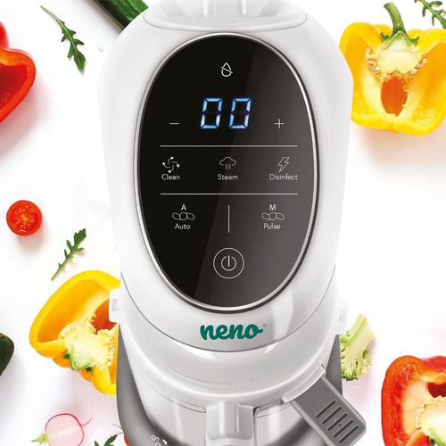 Robot de bucatarie pentru bebelusi Neno Cibo Steamer si Blender 