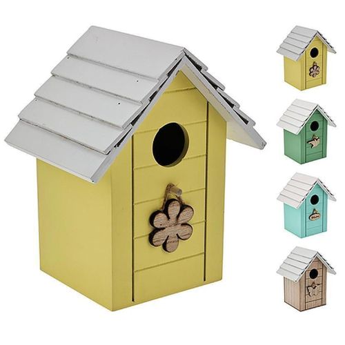 купить Декор Promstore 55380 Casuta din lemn p/u pasari 14x11x17cm в Кишинёве 