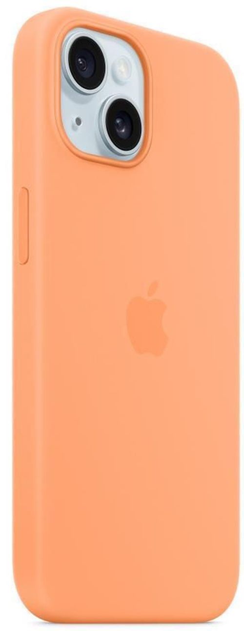 cumpără Husă pentru smartphone Apple iPhone 15 Silicone MagSafe Orange Sorbet MT0W3 în Chișinău 
