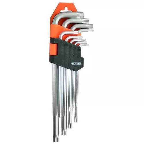 cumpără Set de unelte de mână Gadget tools 239923 set chei cu profil, lungi, TORX (fără gaură), TX10-TX50, 9 buc. în Chișinău 