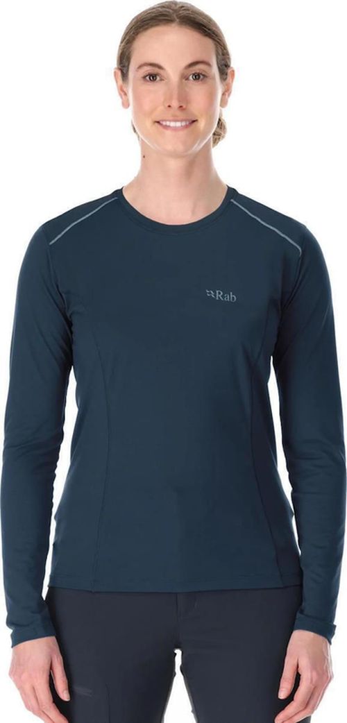 cumpără Îmbrăcăminte sport Rab Tricou dame Force LS Tee Tempest Blue 10 (QBL-08-TMB-10) în Chișinău 