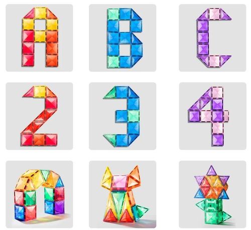 купить Конструктор Mideer CT1223 Set multicolor de construcție magnetic, 100 buc. в Кишинёве 