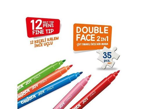 cumpără Set de creație Carioca 56980 Set creativ Create&Color Adventures puzzle 35buc, carioci 12buc în Chișinău 