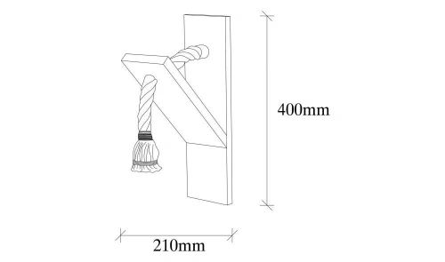 купить Бра Trendy Erebos-115-A, 21x40x11cm в Кишинёве 