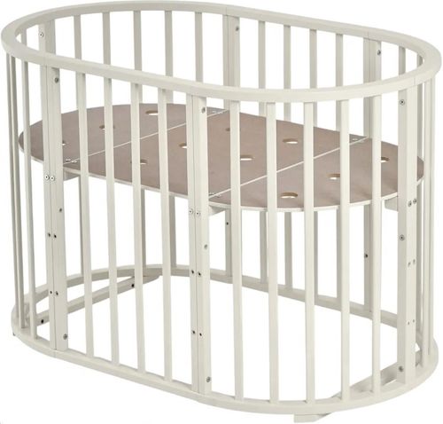 купить Кроватка Kuzya Soare 8in1 pe balansoar (ivory) в Кишинёве 