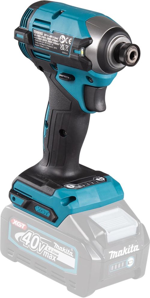 купить Гайковерт Makita TD003GA201 Masina de insurubat cu impact 1/4" 210nm XGT 40V Max 2x2Ah в Кишинёве 