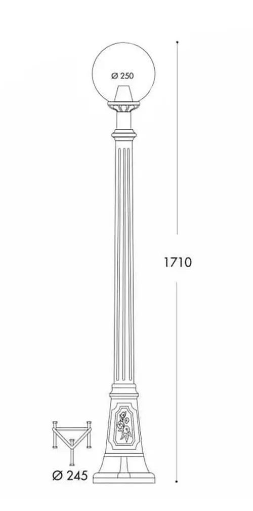 купить Светильник уличный Fumagalli ARTU/G250 8.5 W в Кишинёве 