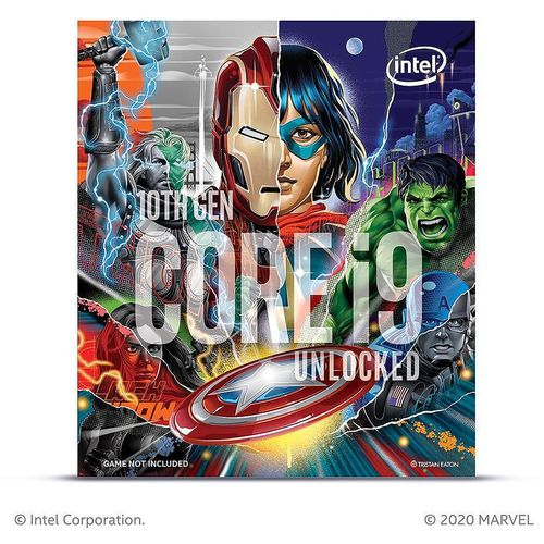 cumpără Procesor CPU Intel Core i9-10850KA Avengers Limited Edition 3.6-5.2GHz 10 Cores 20-Threads, (LGA1200, 3.6-5.2Hz, 20MB, Intel UHD Graphics 630) BOX no Cooler, BX8070110850KA (procesor/процессор) în Chișinău 