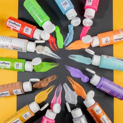 cumpără Set de creație Mont Marte PMCA6002 Set de culori acrilice Crafters Metallic&Fluor 14buc, 60ml în Chișinău 