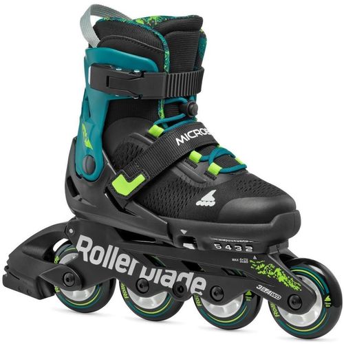 cumpără Role Rollerblade 86B0751520NG02 MICROBLADE XT Nero/Verde Petrolio Size 28-32 în Chișinău 