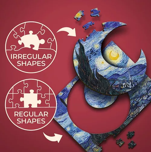 купить Головоломка Trefl 20248 Vincent van Gogh „The Starry Night”  (200 pcs) в Кишинёве 