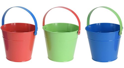 купить Декор ProGarden 41427 Galeata metalica p/u copii D16X13cm, 3 culori в Кишинёве 