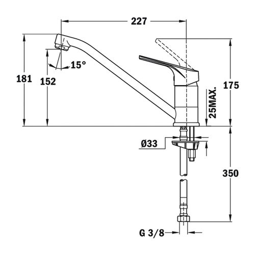 купить Смеситель кухонный Teka MT Plus - MTP 913 granit TOPASBEIGE в Кишинёве 