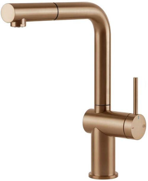 купить Смеситель кухонный Gessi 60433-726 Inedito Warn Bronze Brushed PVD в Кишинёве 