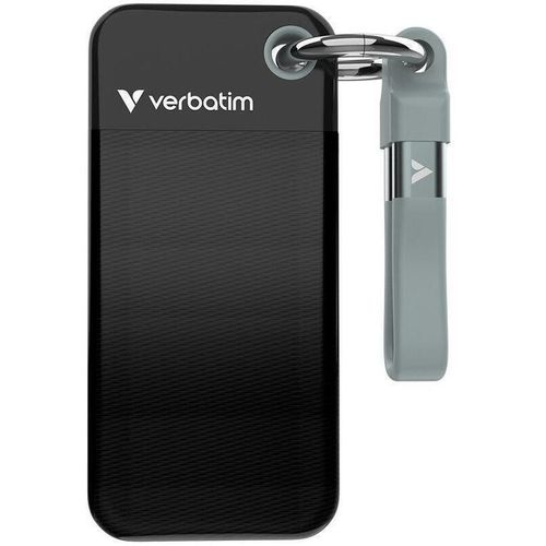 купить Накопители SSD внешние Verbatim M.2 External SSD 512GB Verbatim Pocket USB 3.2 Gen 2, Black/Grey (VER_32282) в Кишинёве 