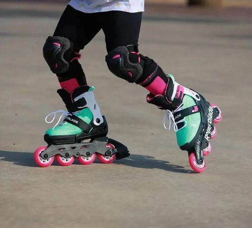 cumpără Role Rollerblade 86B0751520NG03 MICROBLADE XT Nero/Verde Mare Size 33-36,5 în Chișinău 