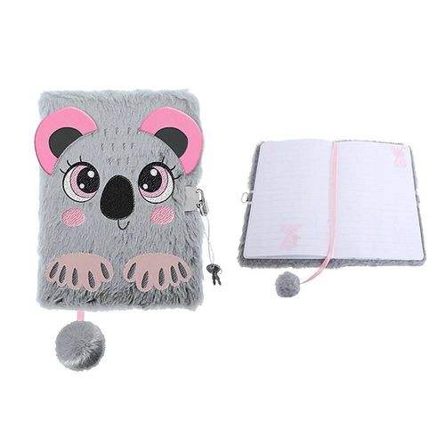 купить Блокнот St.RIGHT 57899 Agenda cu lacat, A5, 96foi, 3D My Little Friend Koala, coperta plus в Кишинёве 