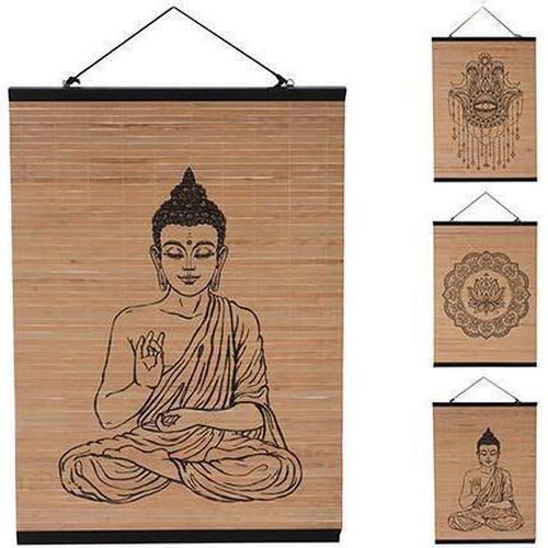купить Декор Promstore 22872 Циновка настенная 68x50cm, рисунок Будда, 3 дизайна в Кишинёве 